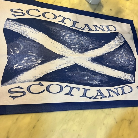 Vintage Hand Towel Tapestry Castles Scotland NWOT - Picture 4 of 16